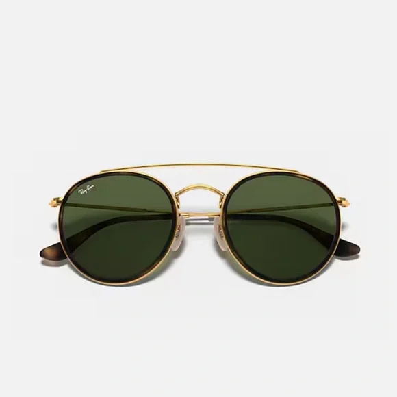 Ray-Ban Round Double Bridge Sunglasses - Picture 3 of 14